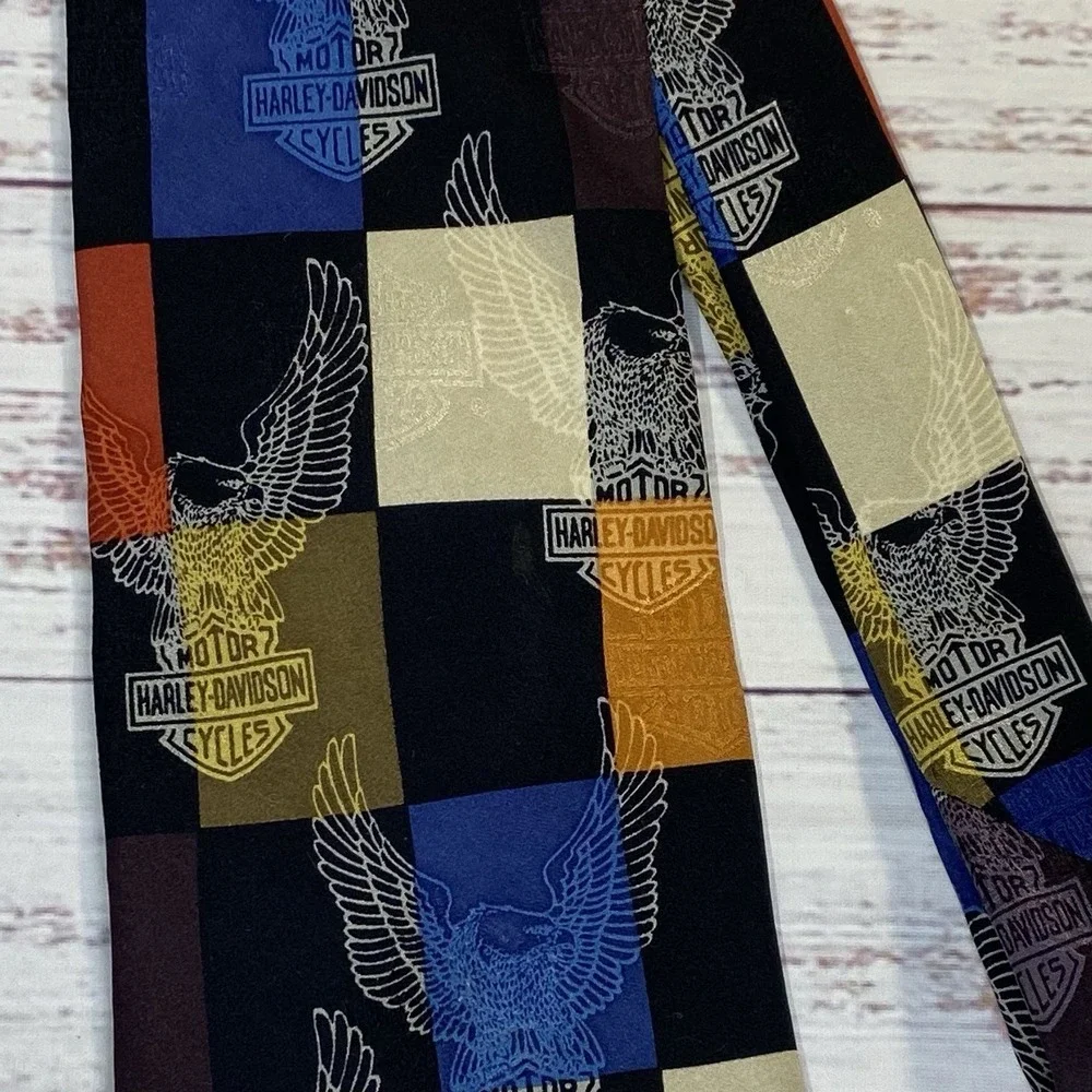 Vtg Harley‎ Davidson Neck Tie Shades of Harley by Ralph Marlin Made USA 1998